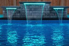 Inground Pools - Water Features: Sheath features - Image: 240